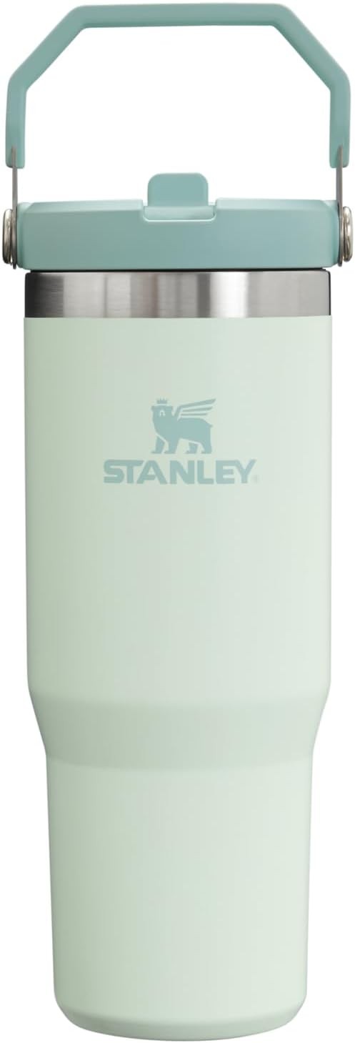 Stanley IceFlow Stainless Steel Tumbler - Vacuum Insulated Water Bottle for Home, Office or Car Reusable Cup with Straw Leak Resistant Flip Cold for 12 Hours or Iced for 2 Days, Mist, 30 OZ / 0.89 L