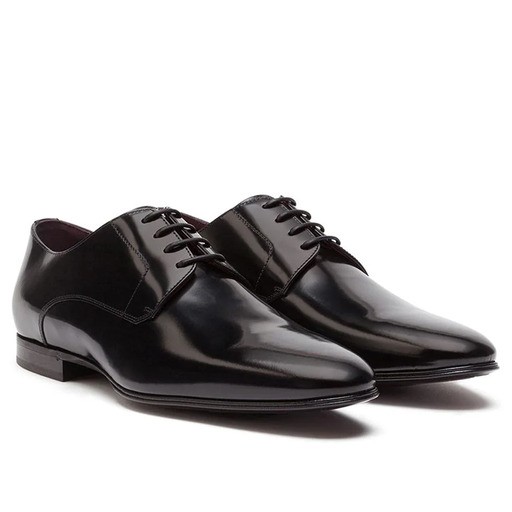 Dolce and Gabbana DERBY SPAZZOLATO NERO